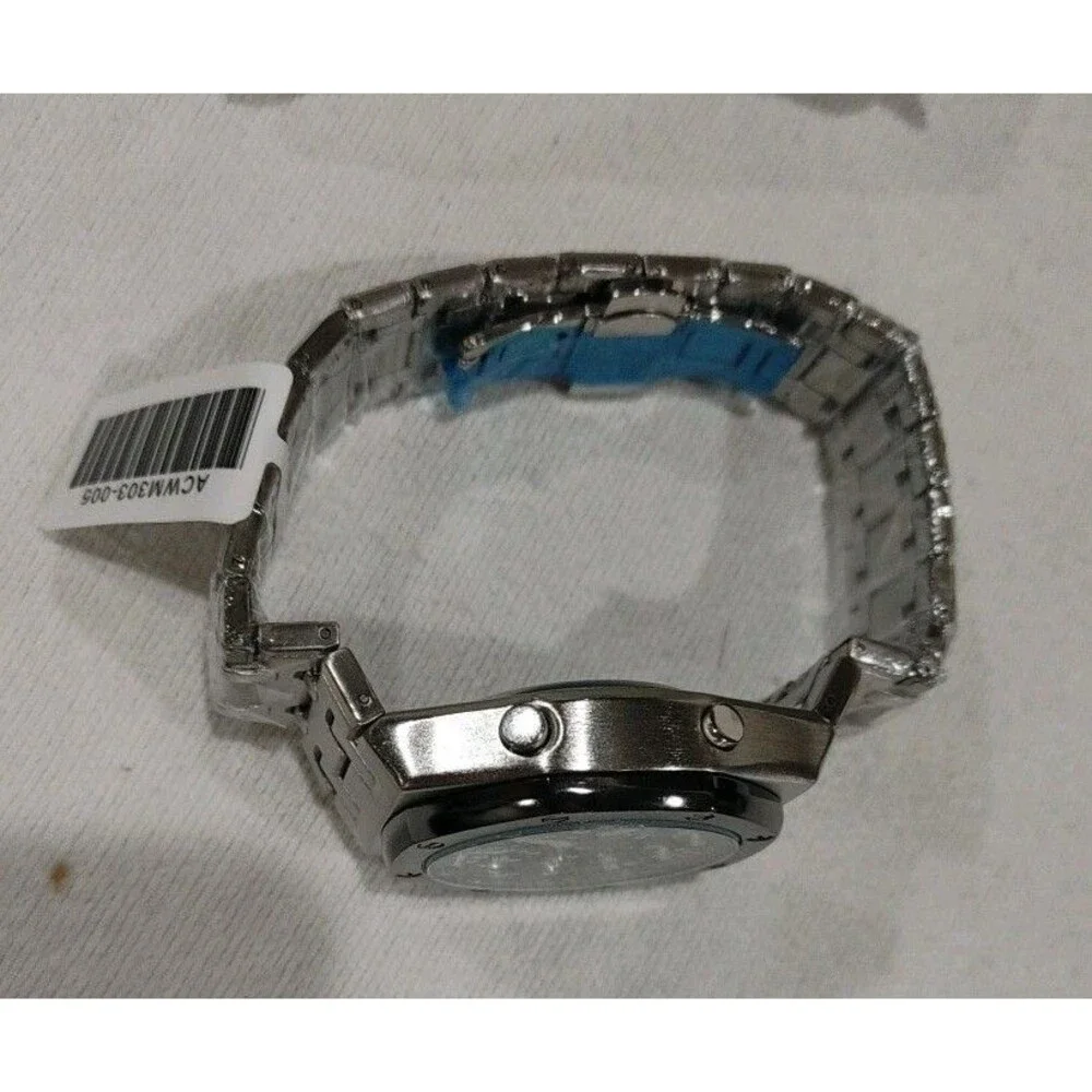 Activa Signal X Invicta Analog/Digital Watch 45.5mm ACWM303-005 Silver Unisex